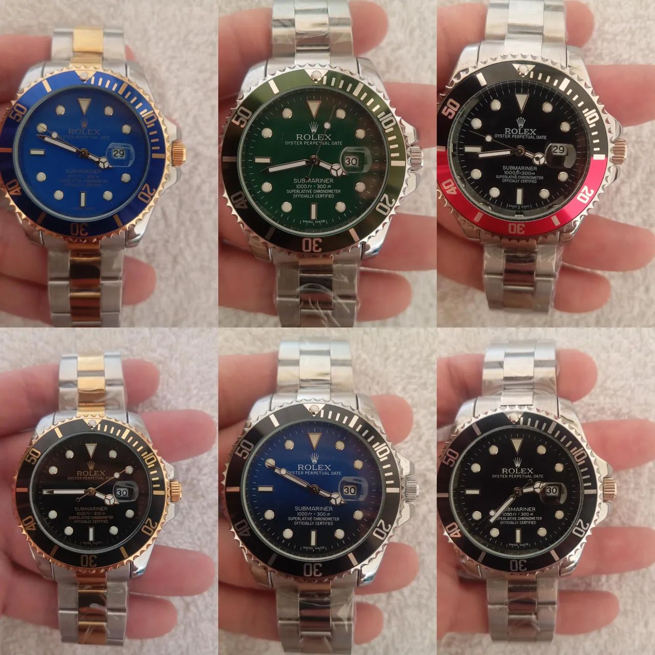 Relógio rolex submariner 1 linha 