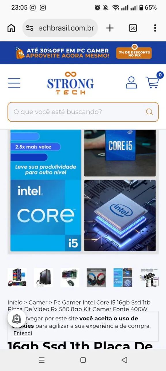 Computador gamer com placa de vídeo novo  - Foto 4