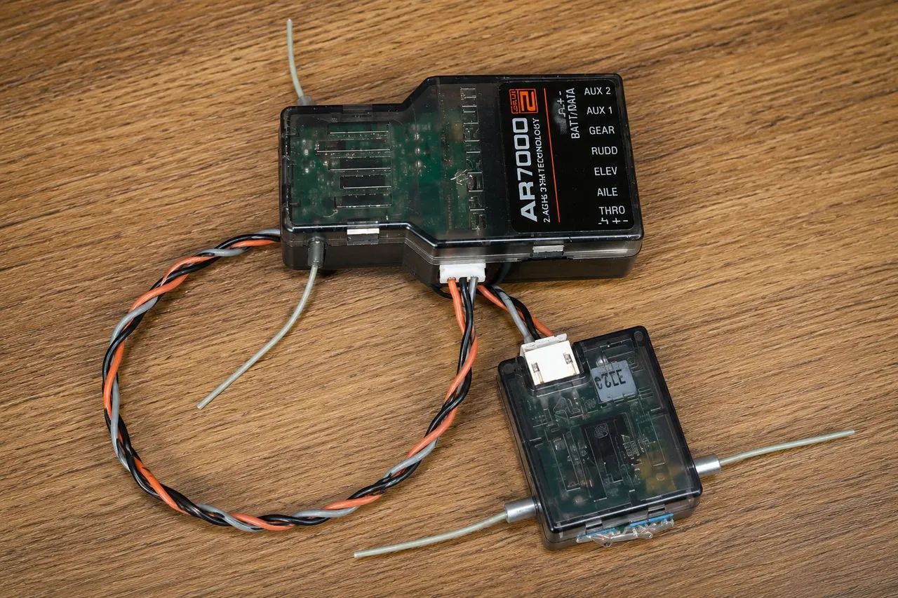 Rádio controle Spektrum + receptor Dx7 + satélite Dsm2 - Foto 2