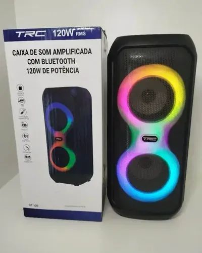 Caixa de Som Amplificada TRC CT120 120W Bluetooth - Foto 3