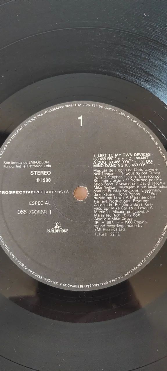LP Pet Shop Boys - Introspectivve  - Foto 3