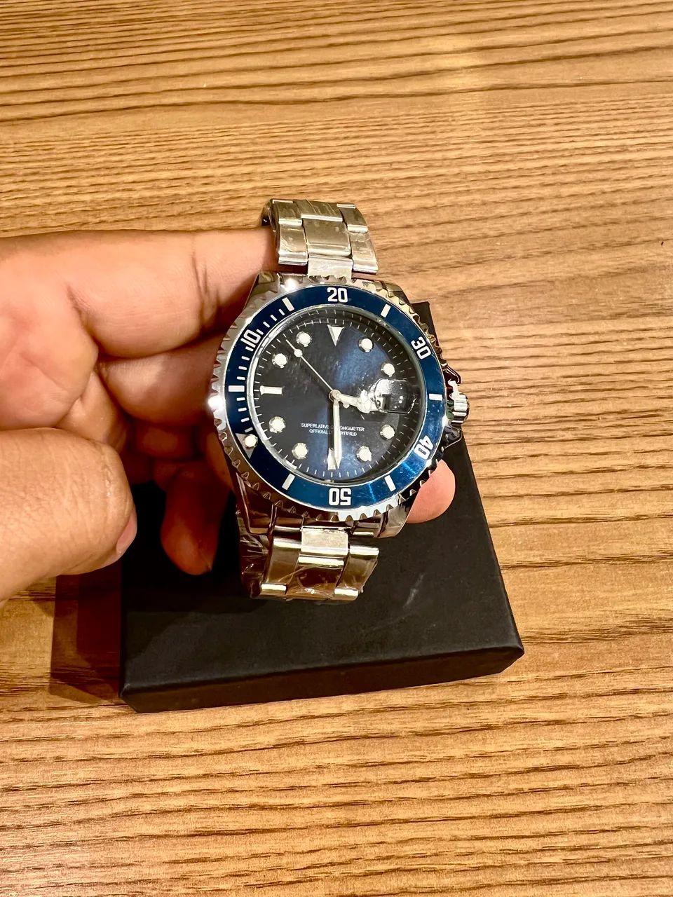 Relógio Masculino Dourado 100% à Prova d?Água Elegante Pronta Entrega