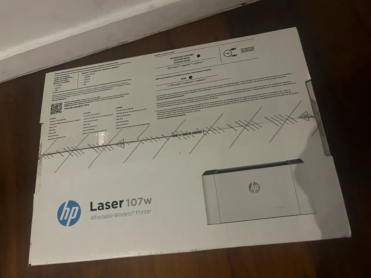 Impressora HP107W NOVA, NA CAIXA LACRADA - Foto 2