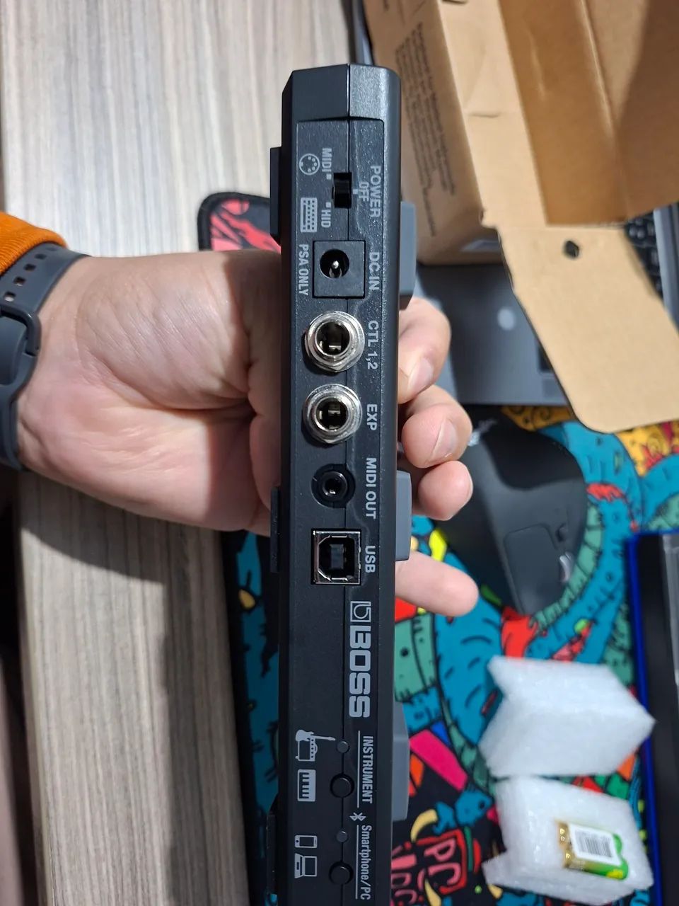 Pedal sem fio BOSS FS-1-WL Compact - Foto 5