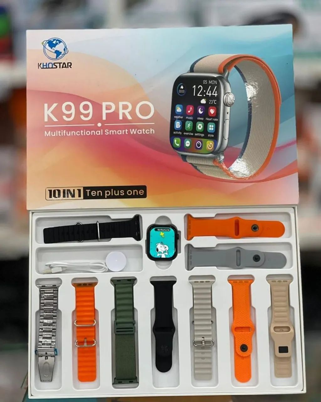 Smartwatch Relógio K99 Pro Series, Com 10 Pulseiras Gps. Atacado e varejo.. - Foto 6