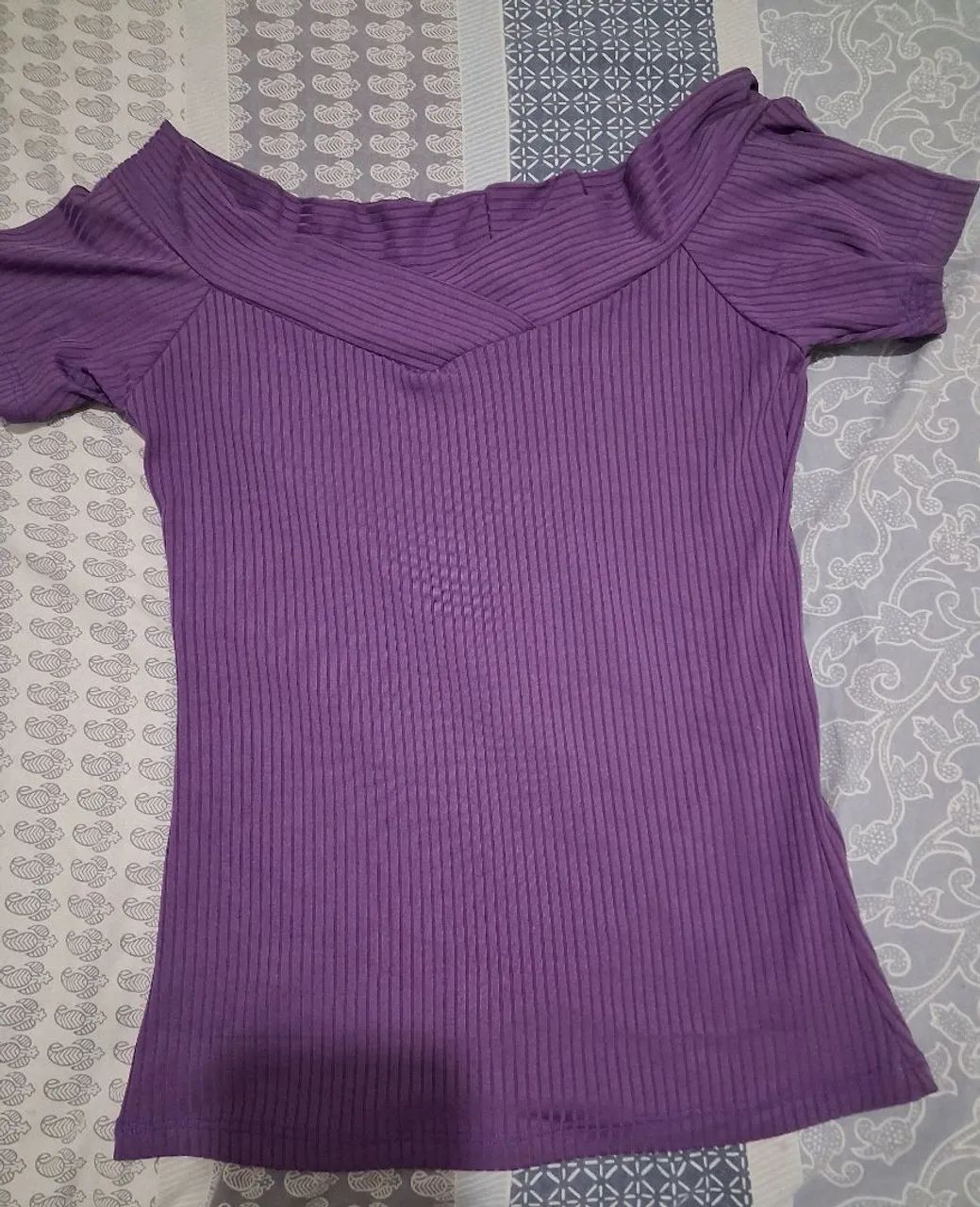 Blusa feminina roxa  - Foto 2