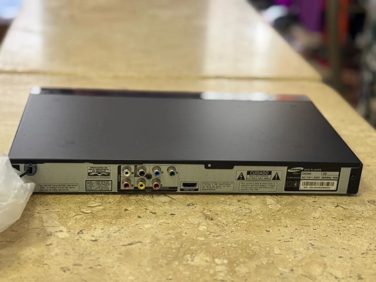 DVD SAMSUNG D530K sem controle - Foto 5