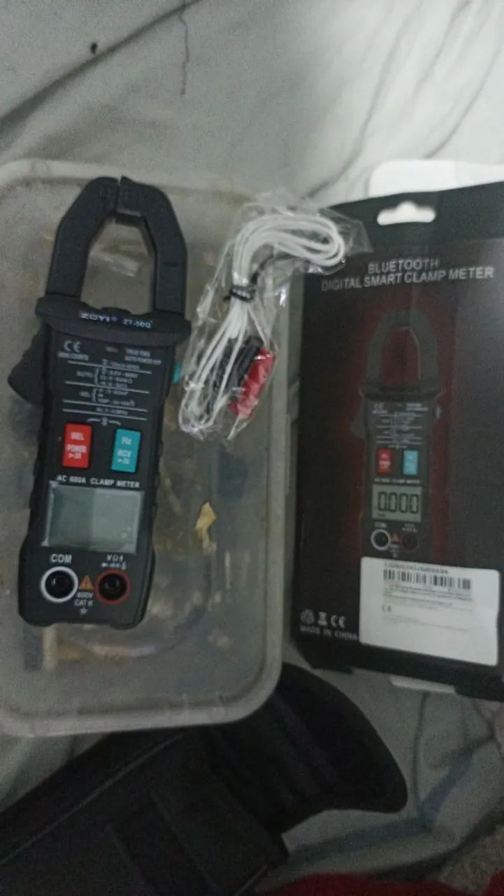 multímetro digital com bluetooth tru RMS 