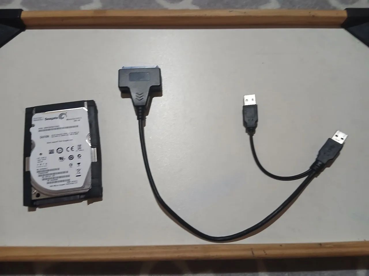 HD 500GB 2.5" Notebook + Adaptador USB SATA<br>Estado: Usado / Testado e funcionando - Foto 3