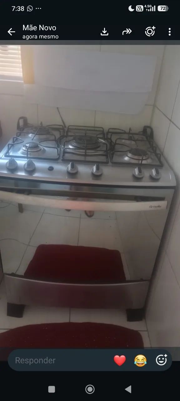 Fogão 5 bocas