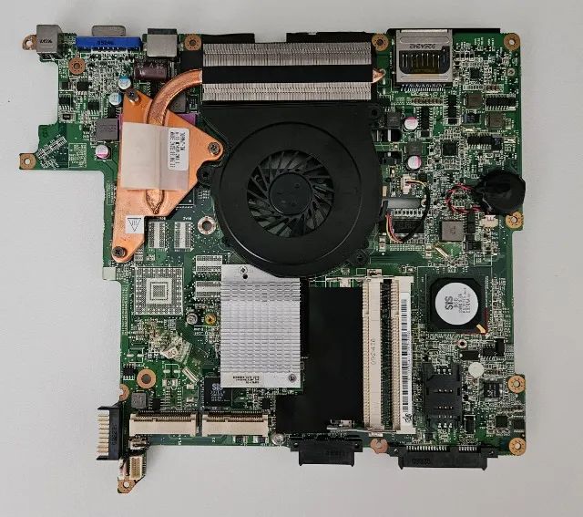 Placa Mãe Notebook Positivo Sim+ 1062 com processador Intel Pentium Dual T3400 2.16ghz