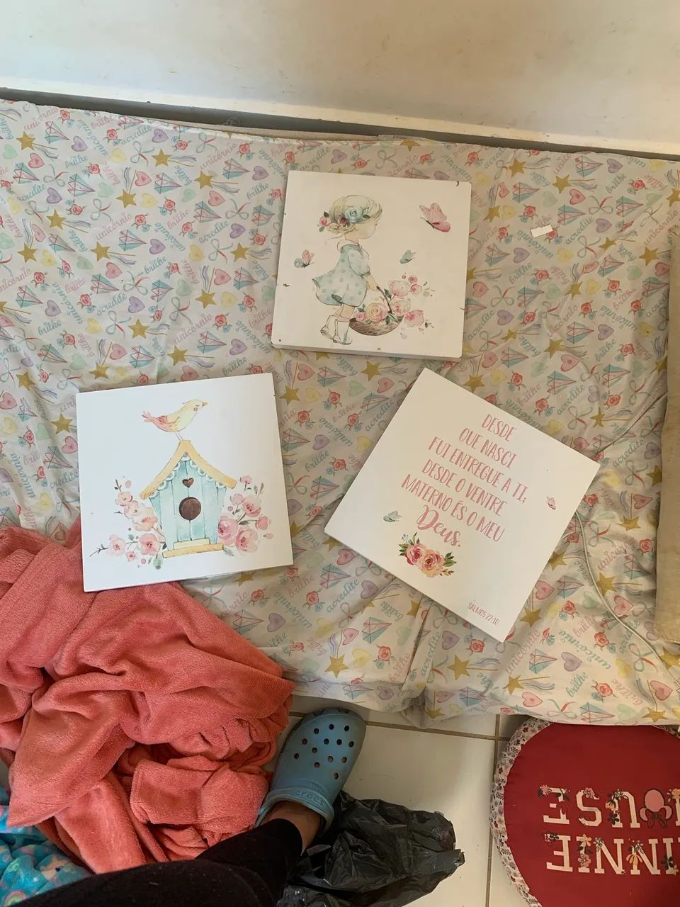 kit três quadros 