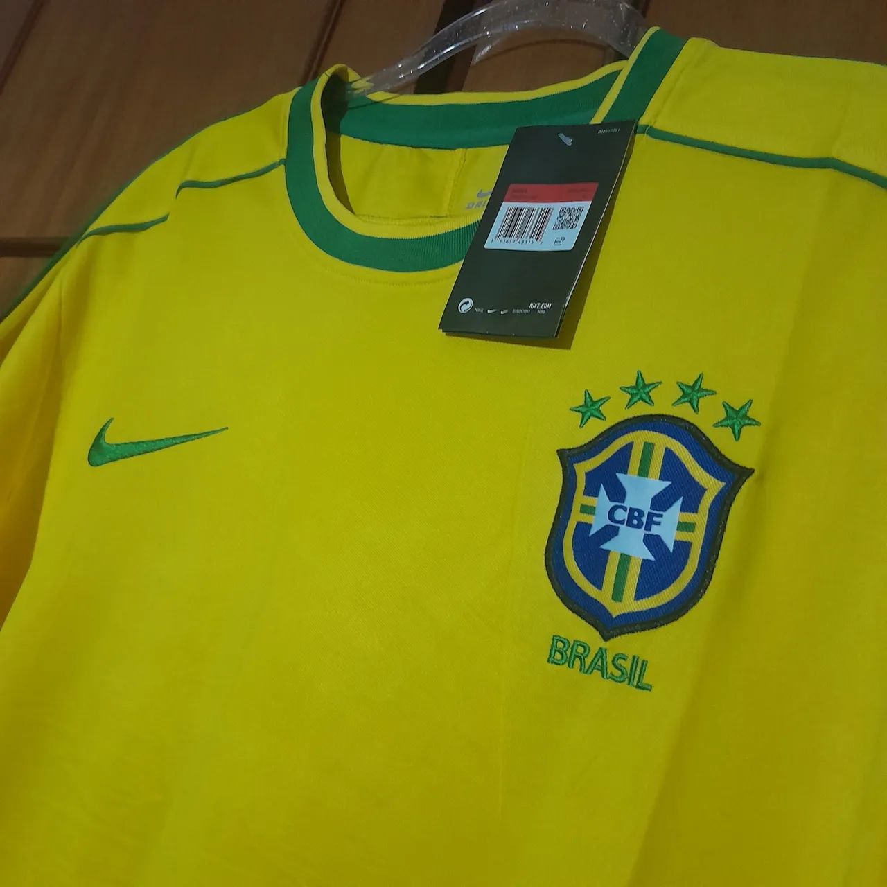 Camisa Brasil retrô 98 - G - Foto 2