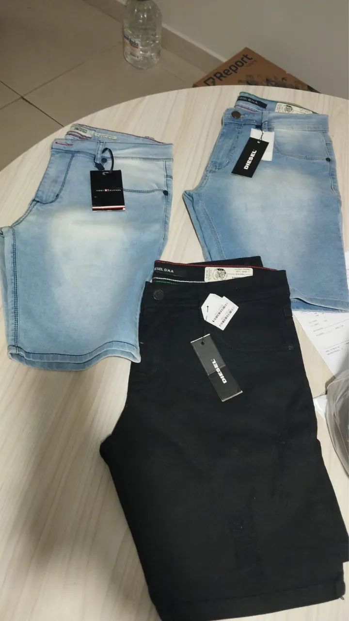 Bermuda jeans 38 ( novo ) 