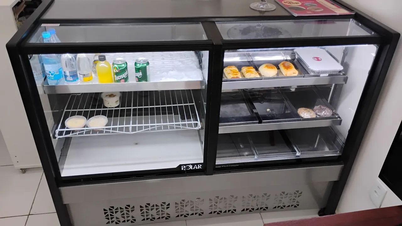 Expositor quente e frio