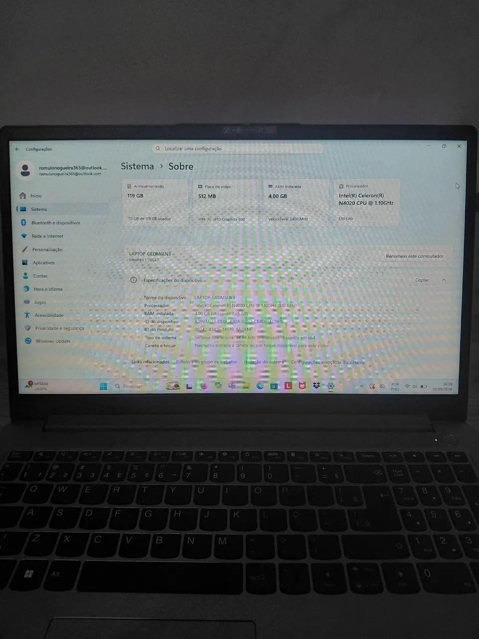 Lenovo IdeaPad 1 15IGL7  - Foto 4