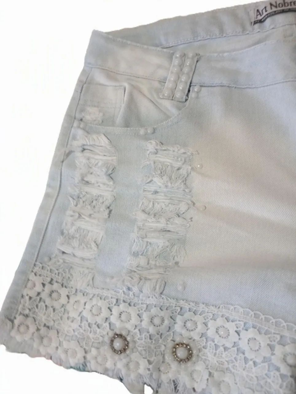 short jeans destroyed  - Foto 3