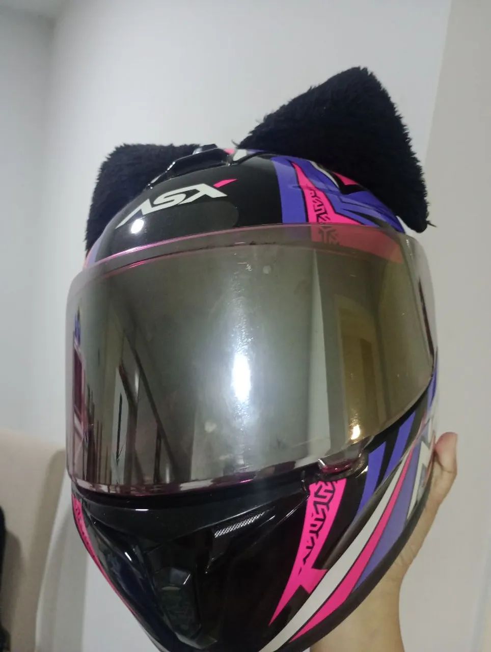 Capacete ASX modelo Draken TAM 58 - Foto 2