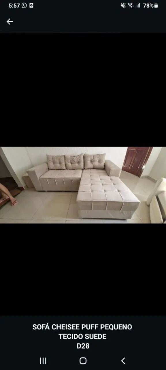 Conjunto cheisse puff pequeno  - Foto 5