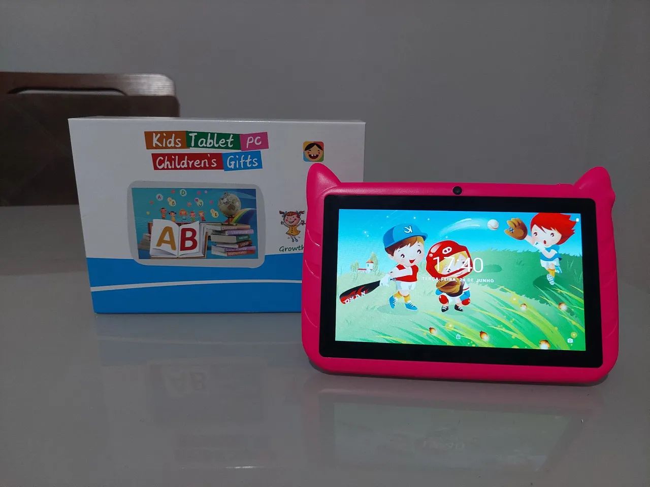 Tablet Infantil Educacional (ROSA e NOVO) - Anápolis-GO