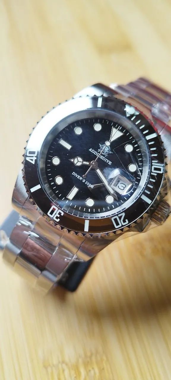 Addiesdive Submariner Preto