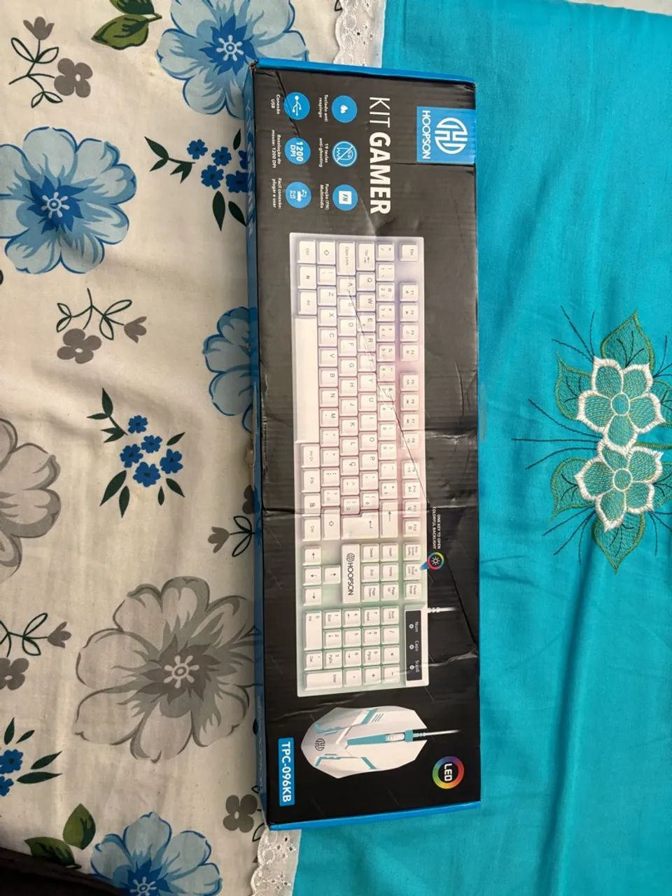 Monitor Philips + Teclado Branco LED RGB - Foto 4