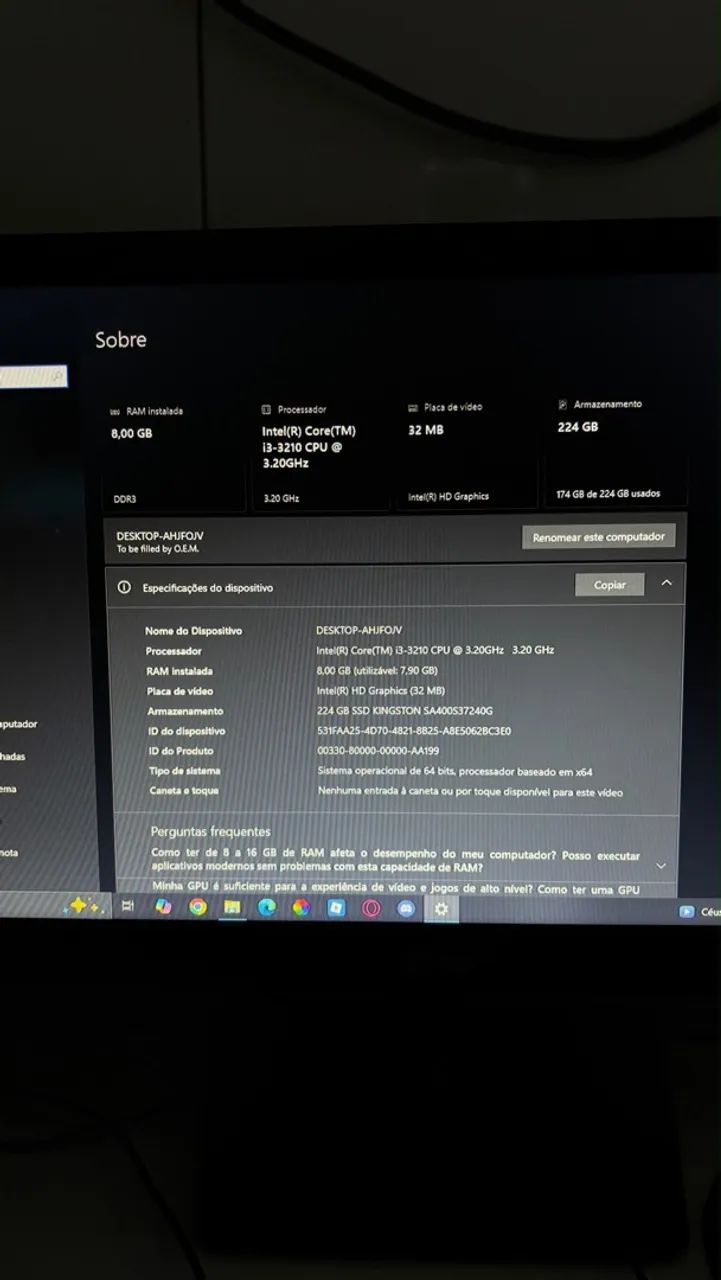 Vende-se computador 