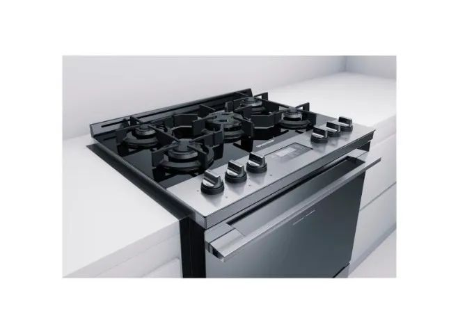 FOGÃO DE EMBUTIR BRASTEMP 5 BOCAS INOX MODELO BYS5VCRNNA -96 LTS GLP - Foto 2