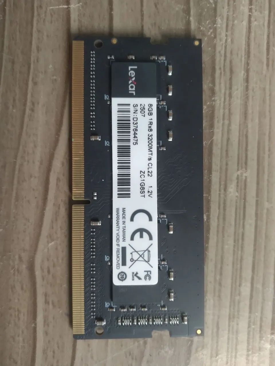 Memoria Ram Lexus - 8GB 3200MT/s (Notebook)