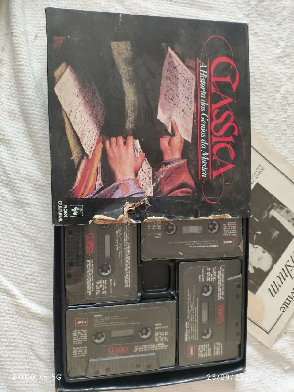 Gershwin- Box fita cassete e livreto - Foto 2