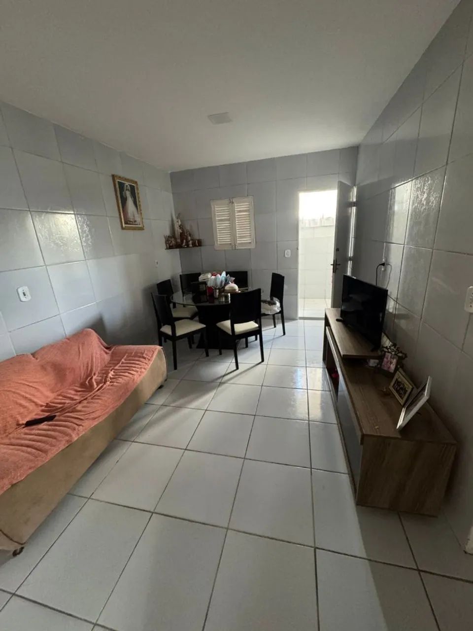 Conjunto de mesa de jantar com seis cadeiras + mesa de centro para sala - Foto 4