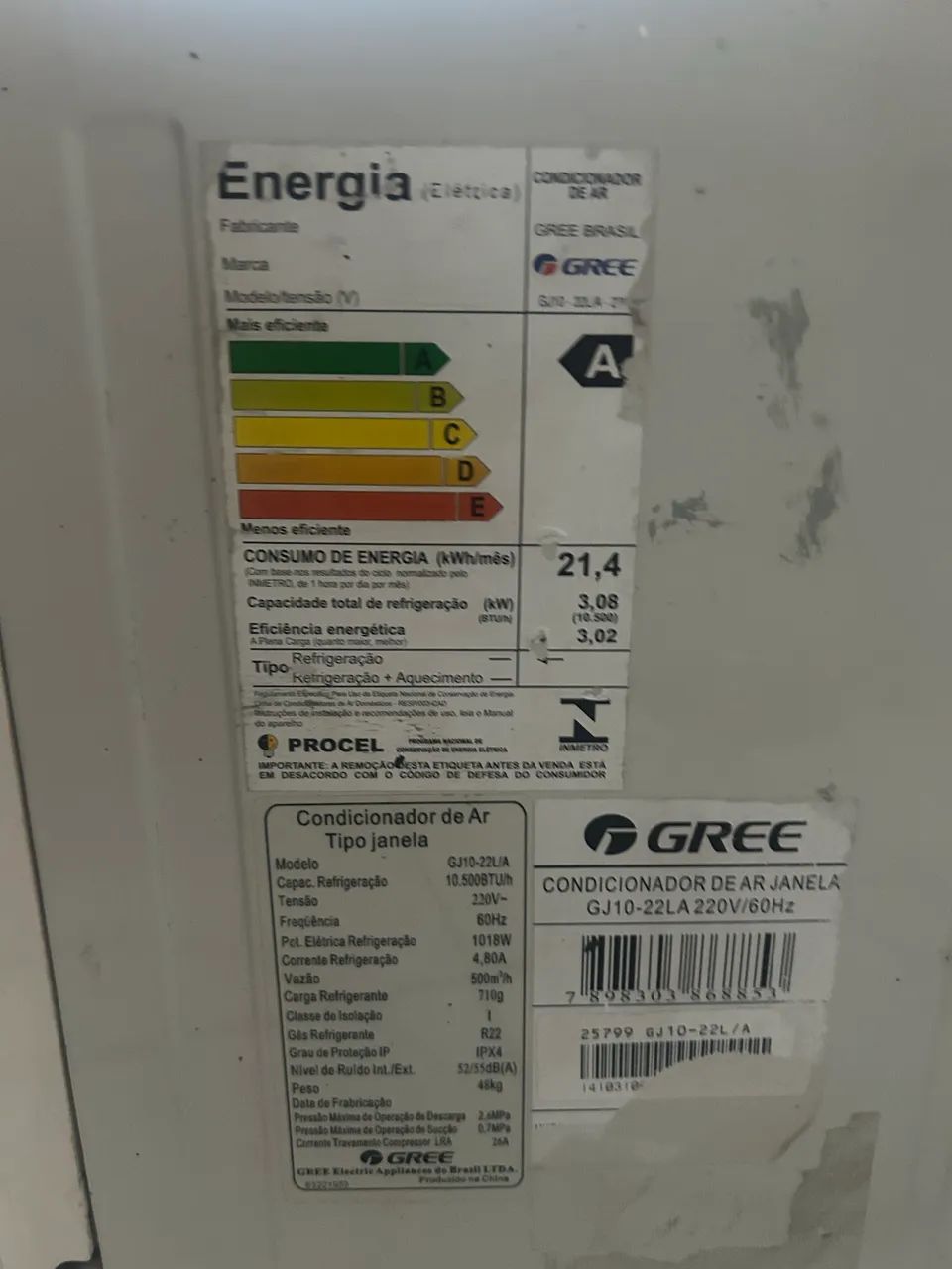Ar condicionado 10500 BTUS  - Foto 3
