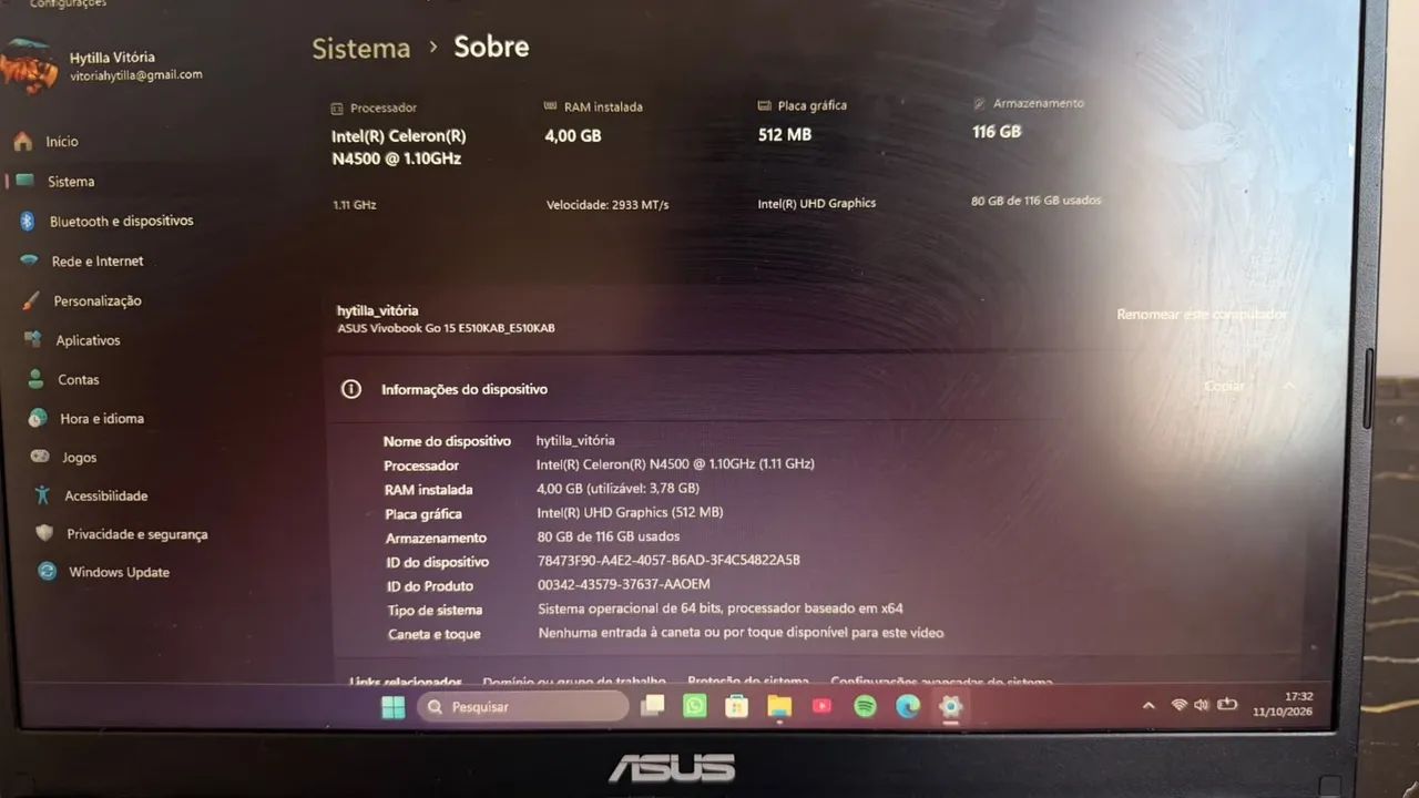 NOTEBOOK ASUS  - Foto 4