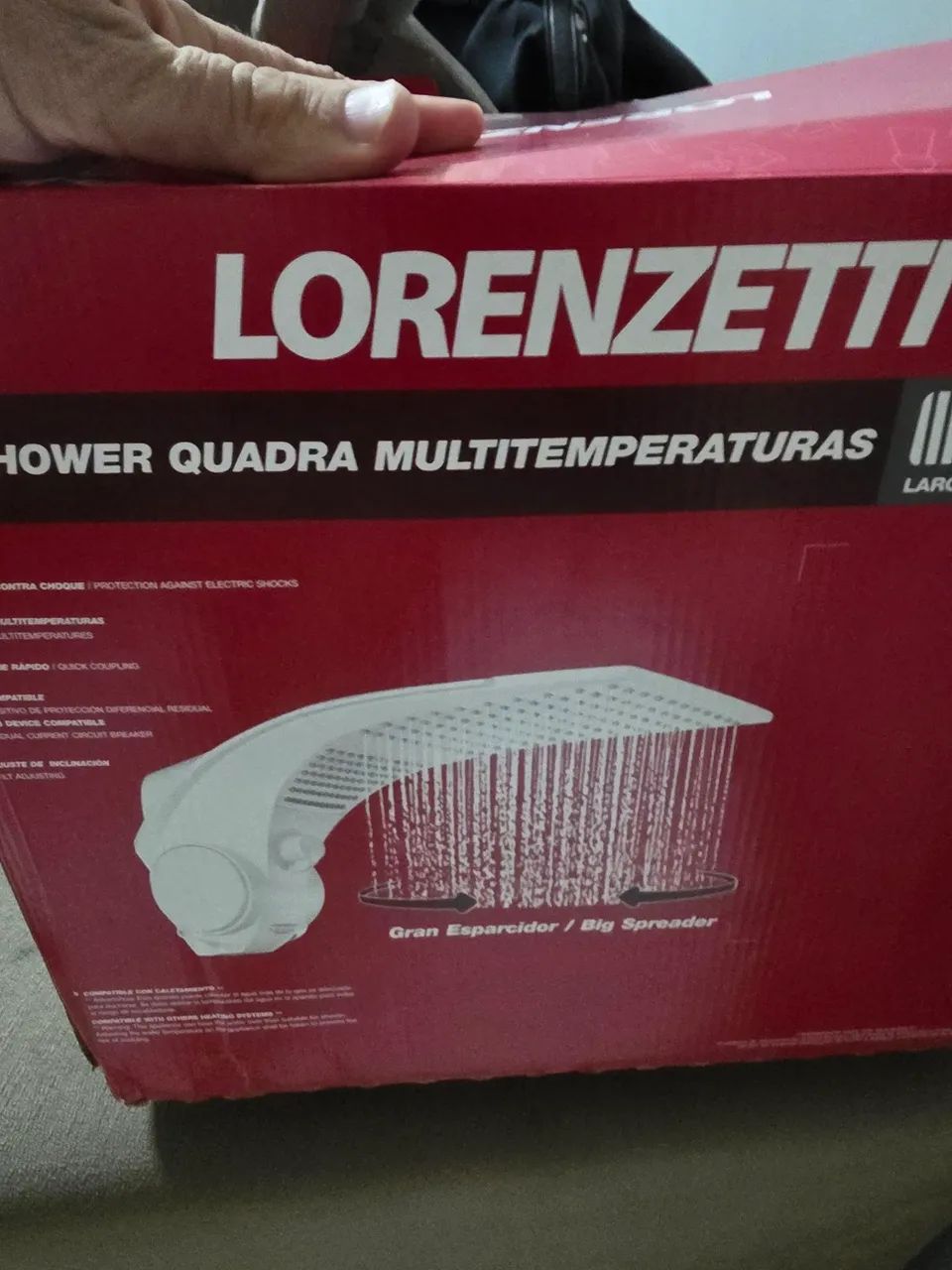 Chuveiro lorenzertti 127 v duo shower 5500w