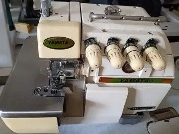 Máquina overlock 4 fios yamata original 
