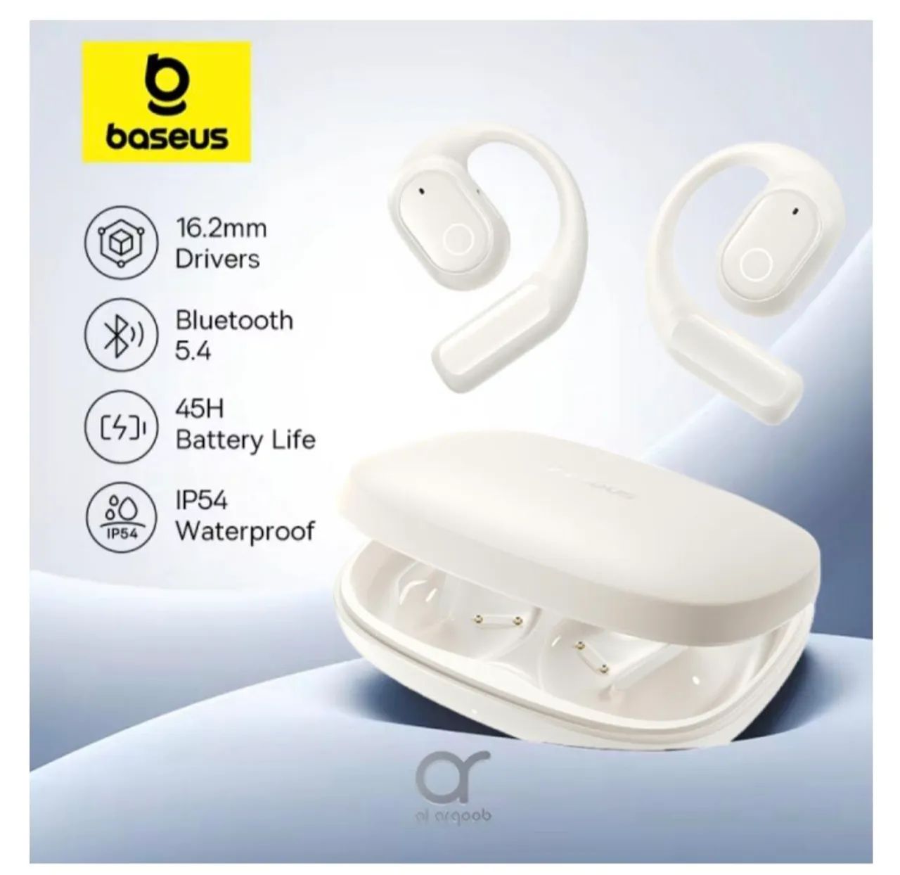 Fone de ouvido baseus Eli 10i fit branco driver 16.2 alta qualidade sonora, bluetooth 5.4 - Foto 4