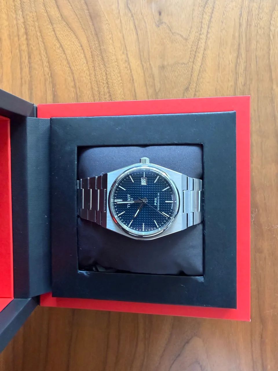 Relógio tissot PRX 40mm azul automático full set - Foto 3