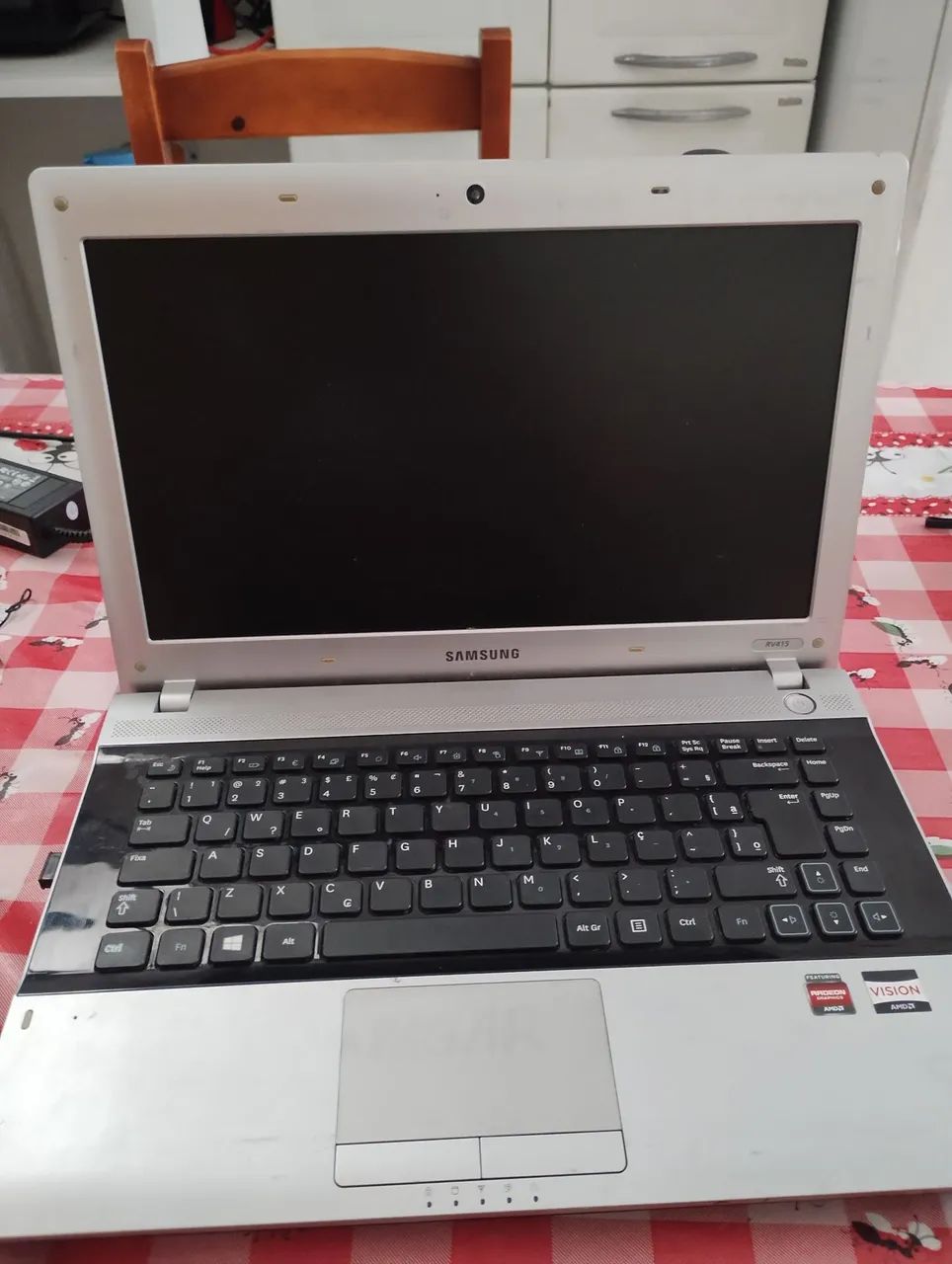 Notbook Samsung funcionando no estado