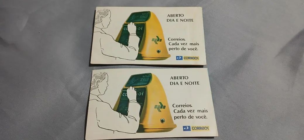 Cartelas Antigas Correios Comprovante Franqueamento Série A - Foto 3
