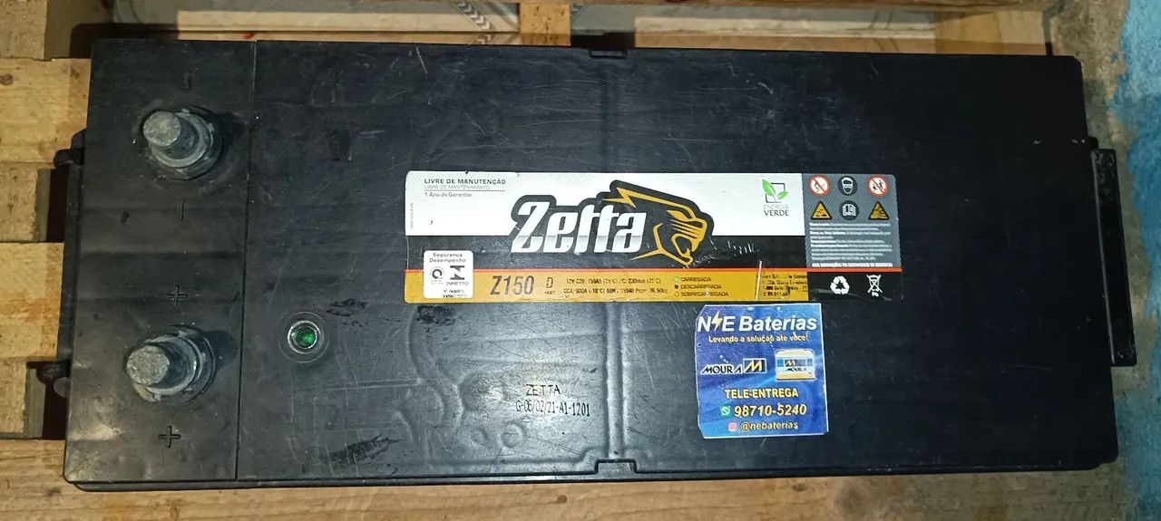 BATERIA ZETTA 150 A