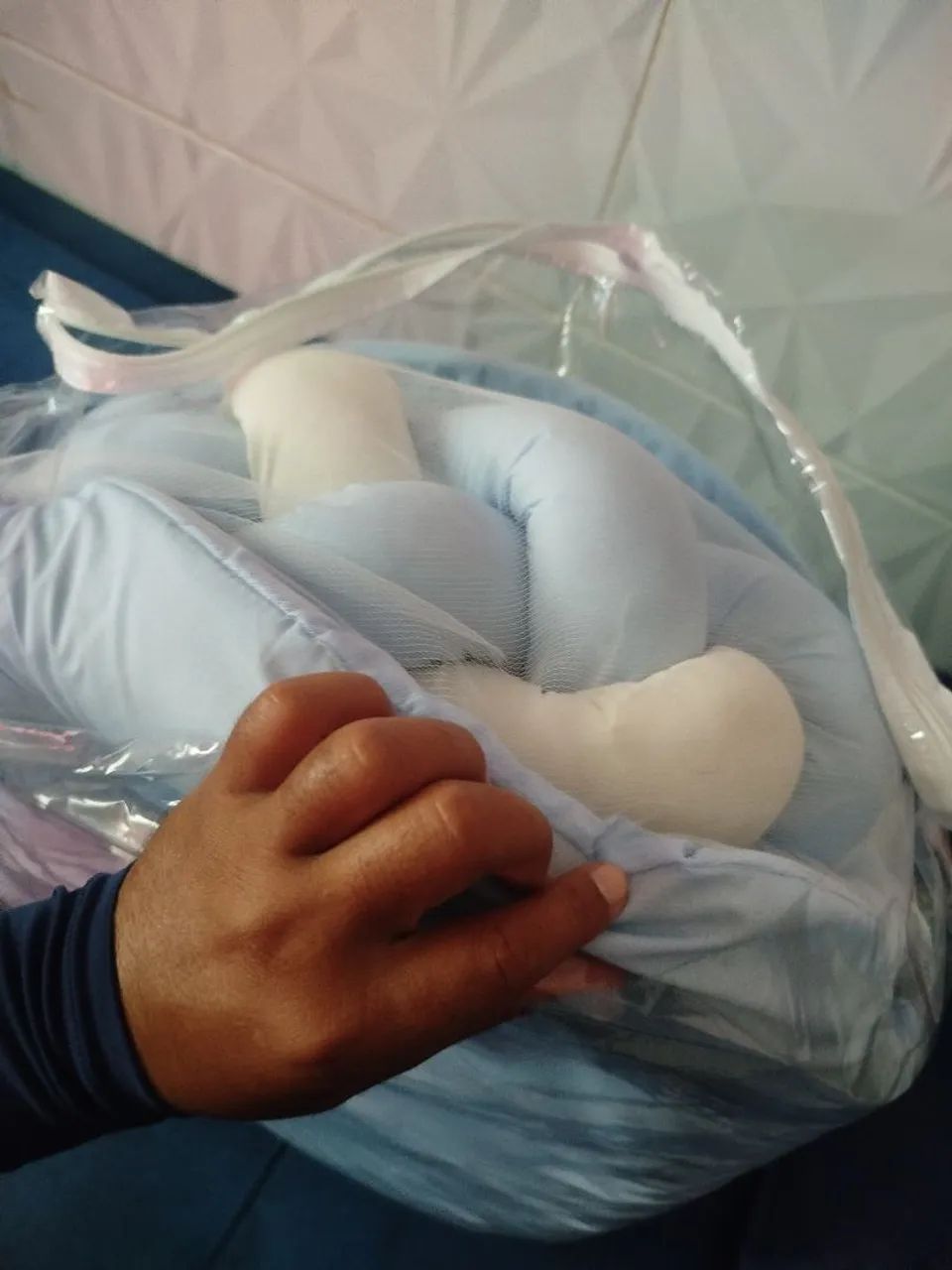 NINHO GG ACOLCHOADO COM MOSQUITEIRO 225 REAIS, NUNCA USADO - Foto 4