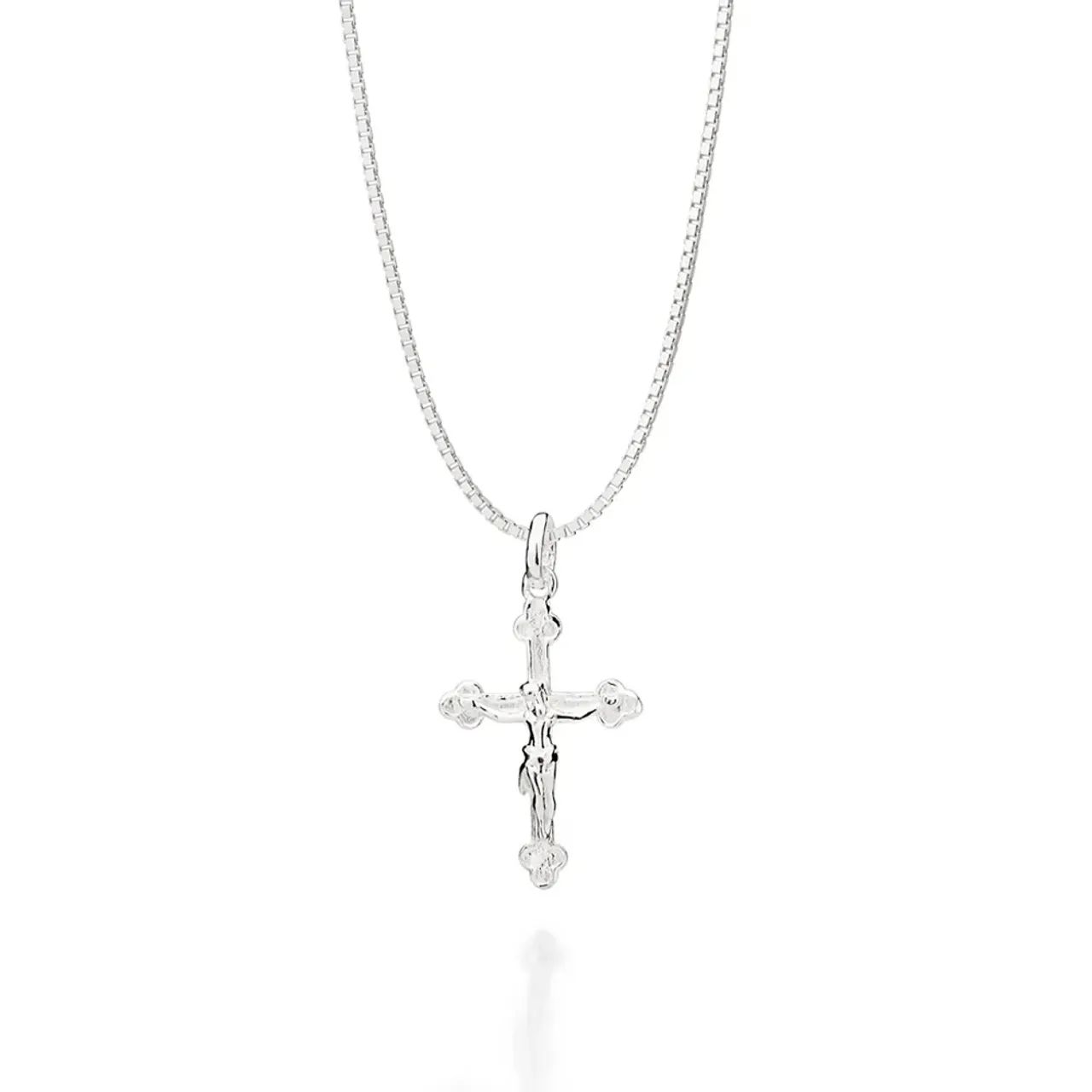 Colar com Pingente de Crucifixo em Prata 925 - Foto 4