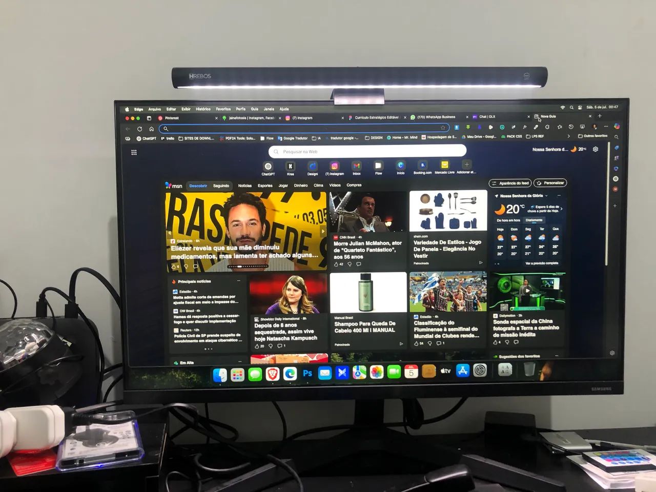 Monitor Samsung 27 polegadas
