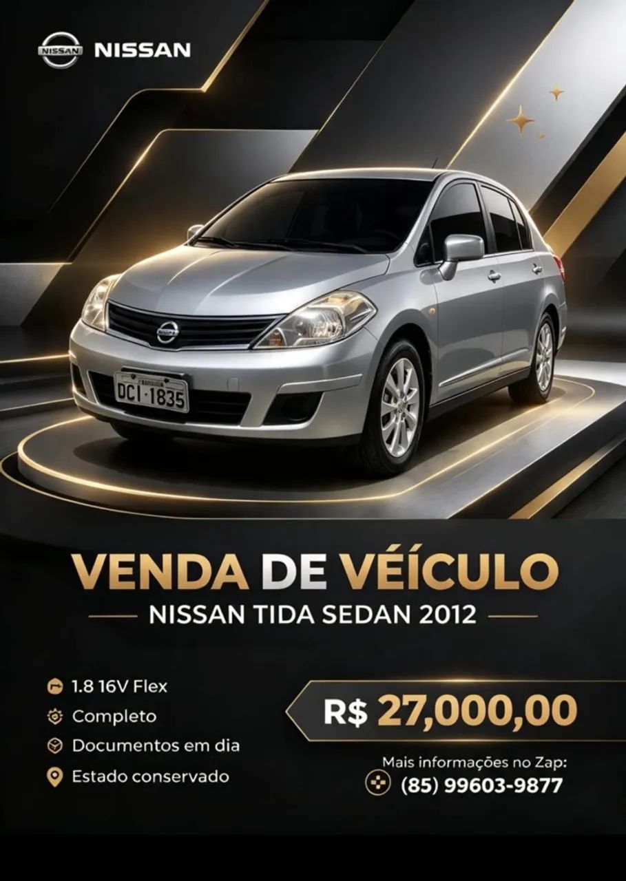Nissan Tiida TIIDA Sedan 1.8 16V Flex Fuel 4p 2012
