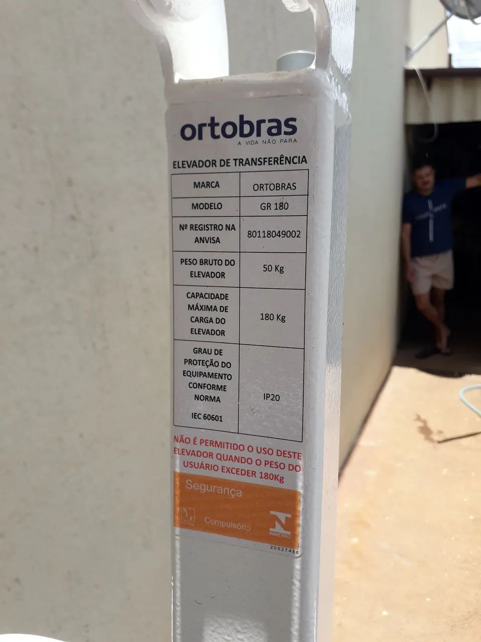 Guincho elétrico para pessoa acamada - Foto 4