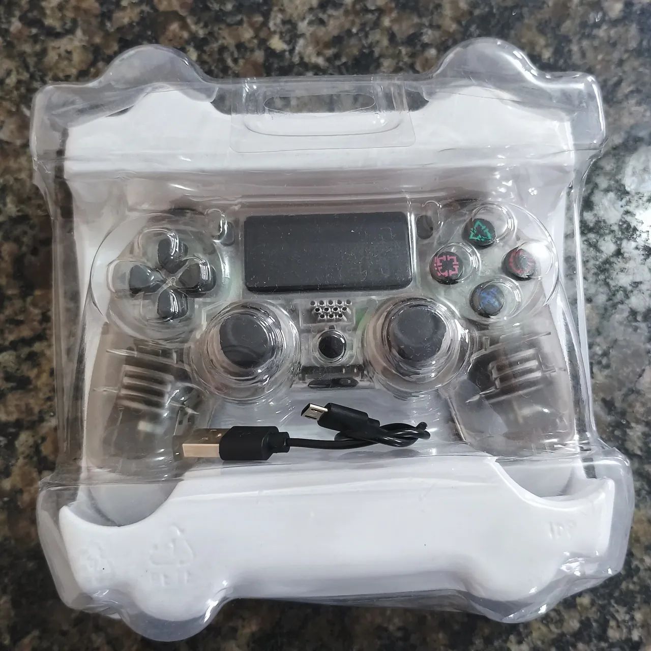 Controle ps4 Pc android -transparente - Foto 2