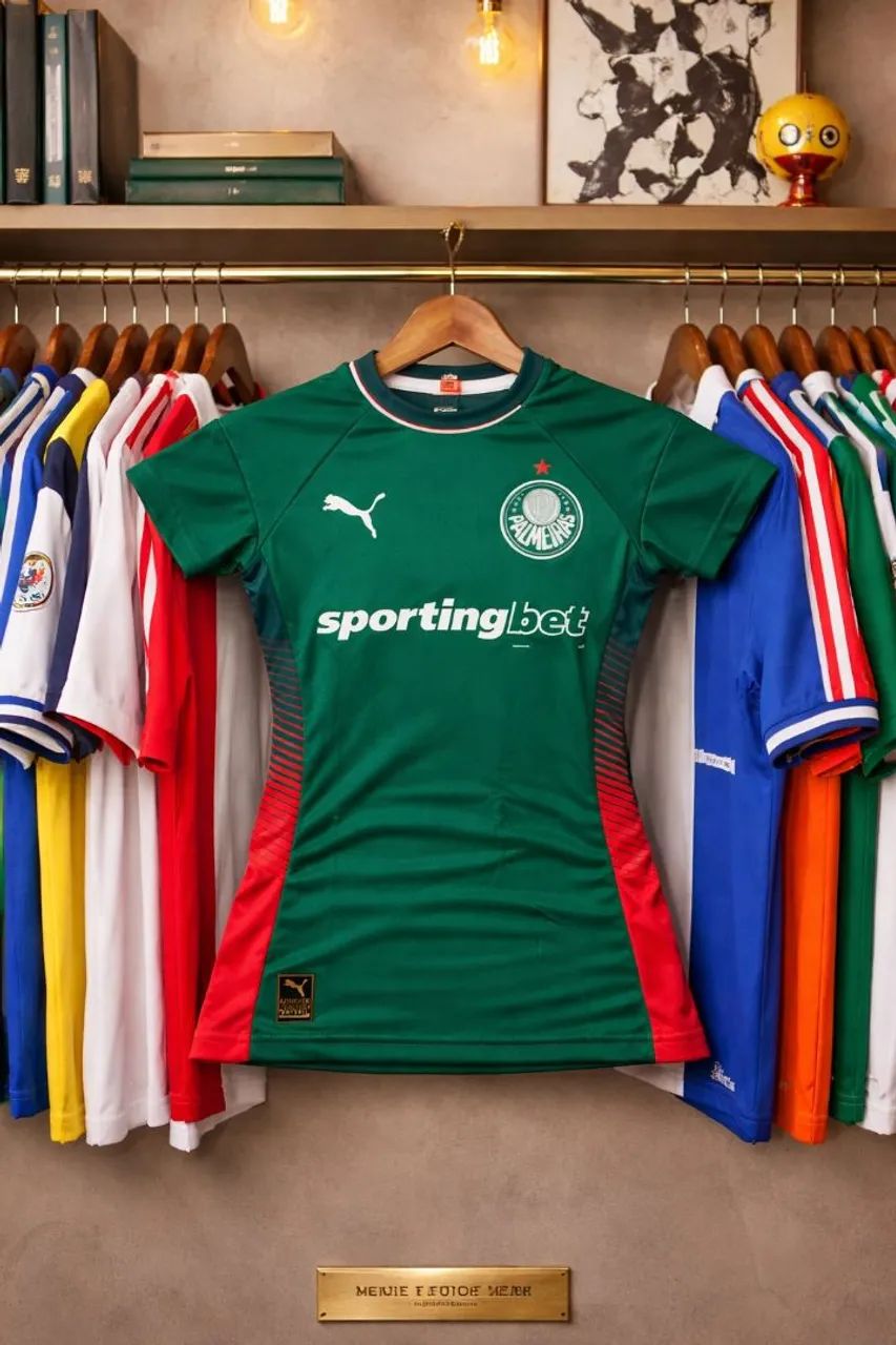 Camisa Palmeiras Nova Feminina e Masculina Atacado e Varejo