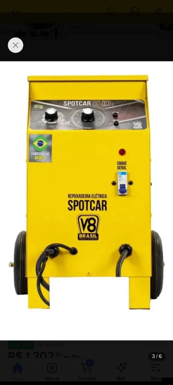 repuxadeira spoote car v8brasil - Foto 4