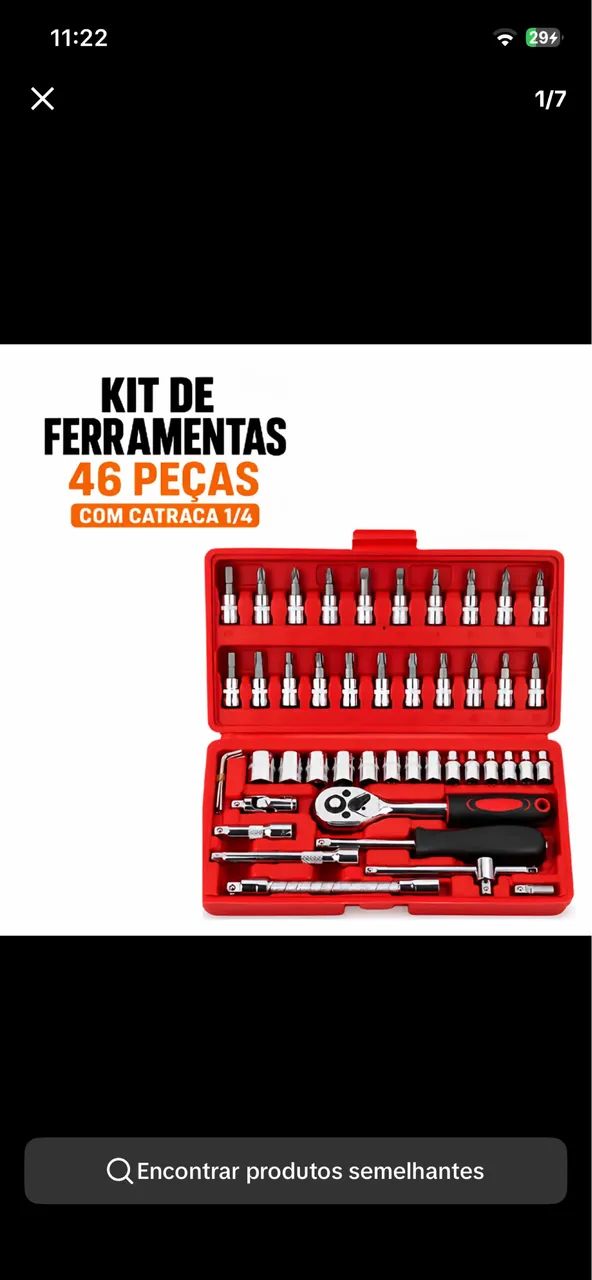 KIT DE FERRAMENTAS 46 pecas