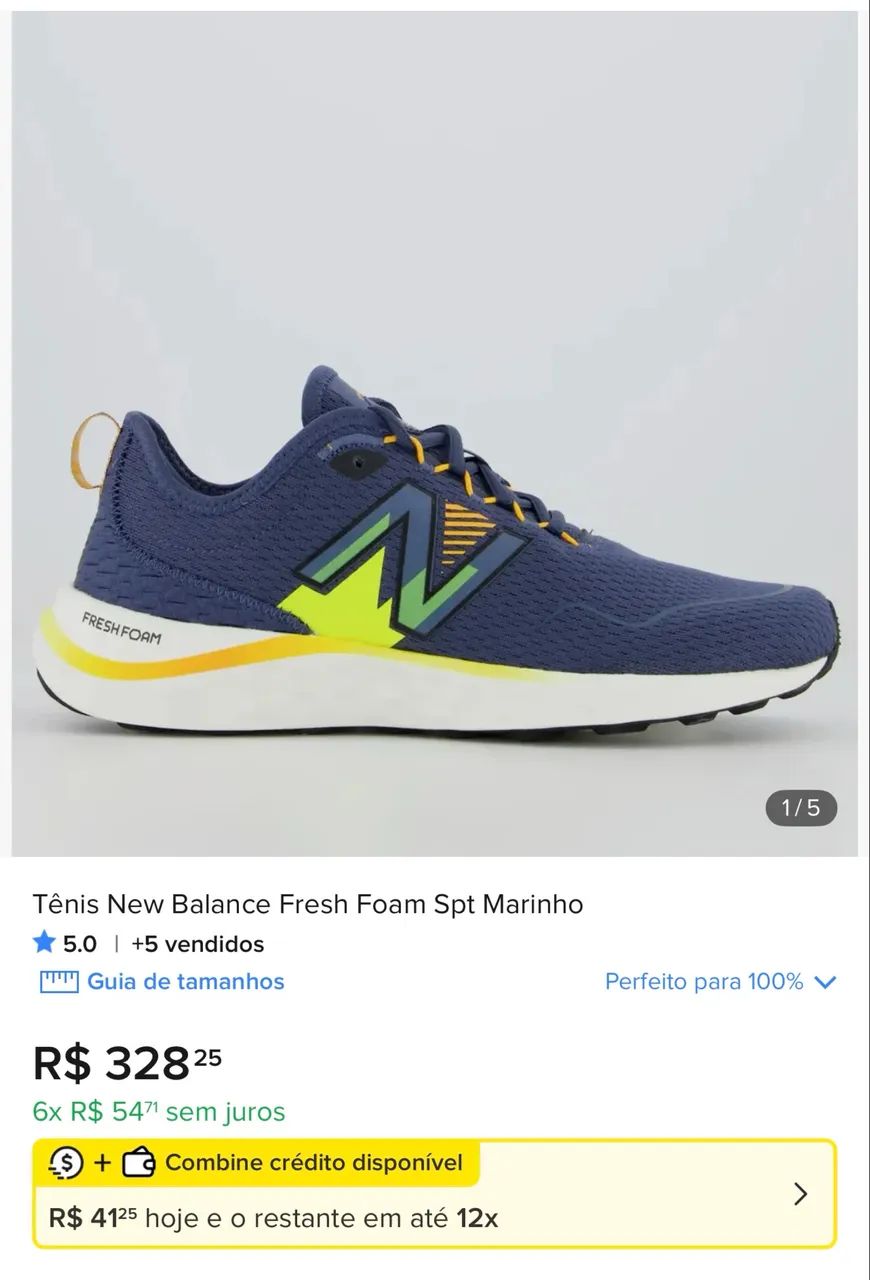 Tênis New Balance Fresh Foam - Foto 4